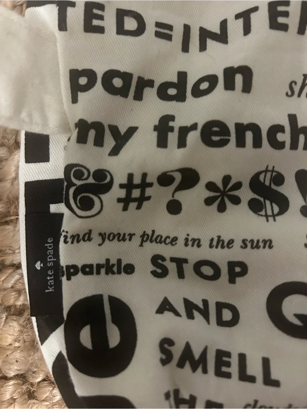 Kate Spade Good For College Laundry Bag